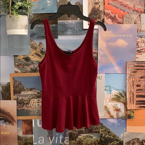 Express peplum tank top - Picture 5 of 5